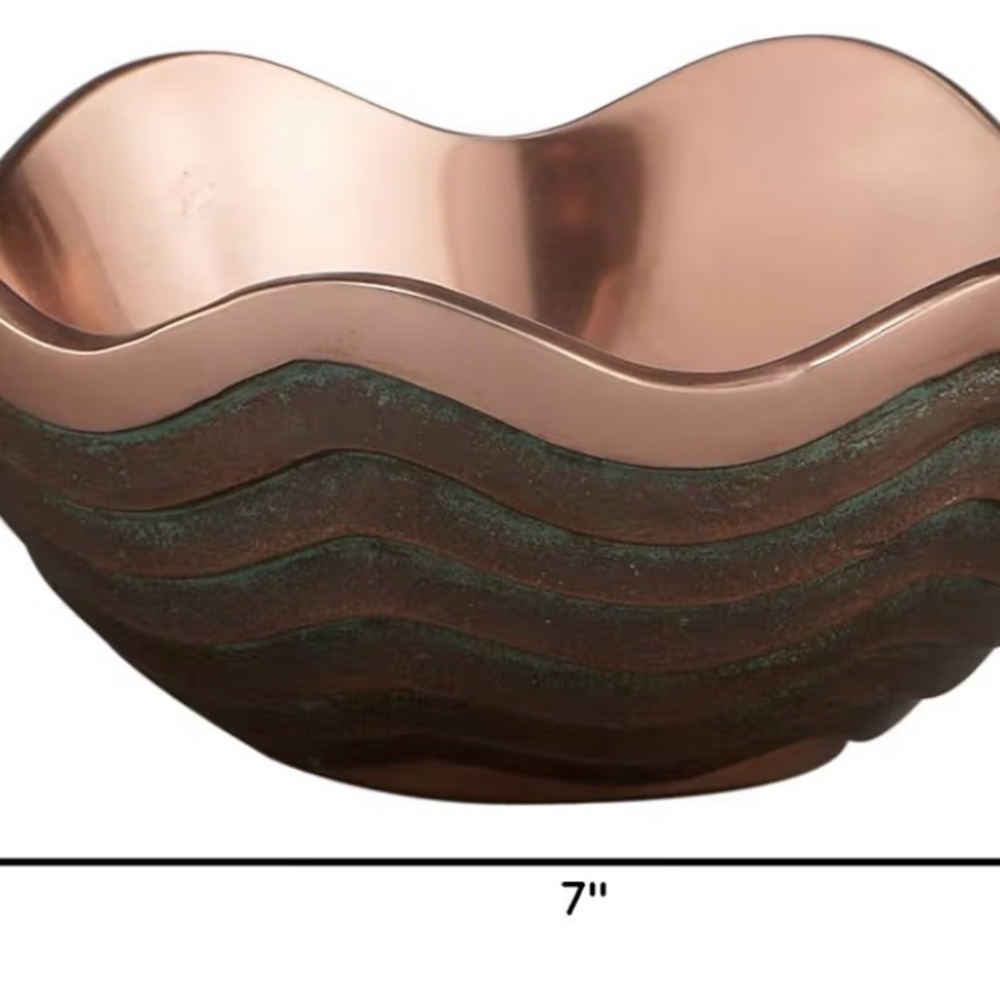 Nambe Copper Canyon 7” bowl - Picture 3 of 3